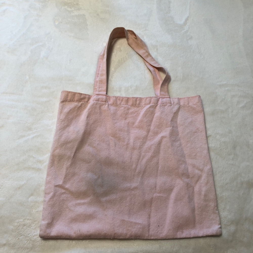 Pink Beverly Hills Canvas Tote Bag - Picture 3 of 4